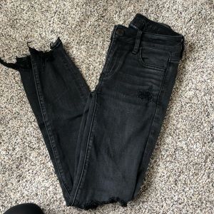 AEO Ripped Black Jeans